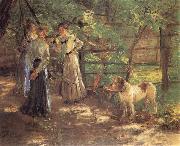 In the Garden Fritz von Uhde